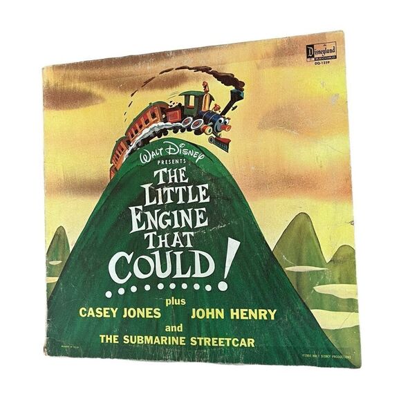 RARE WALT DISNEY THE LITTLE ENGINE THAT COULD + 2 STORIES VINTAGE VINYL RECORD - Picture 3 of 7